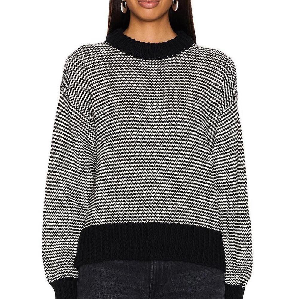 PISTOLA Jadine Pullover in Midnight White